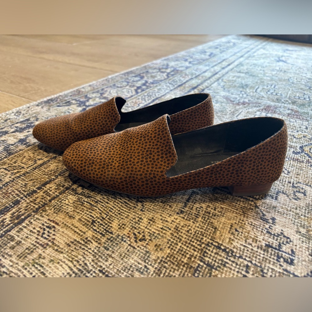 Market and Spruce cheetah print loafers